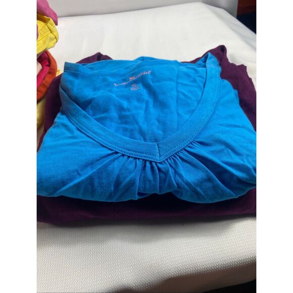 9 Roaman’s & Woman Within Varied Color 6XL 42/44 Cotton Tunic Fly Away Tee Shirt - Picture 4 of 4